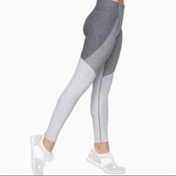 Outdoor Voices Gray Colorblock Leggings - Picture 2 of 6